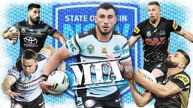 James Tamou, James Maloney, Jack Bird, Bryce Cartwright and Josh Mansour are all set to miss Round 18.