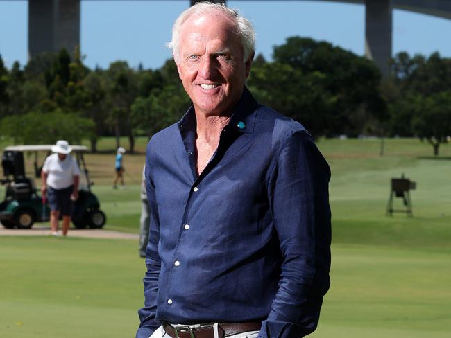 Greg Norman, who has admitted he misses Australia, has been sighted around Byon Bay. Picture: Liam Kidston