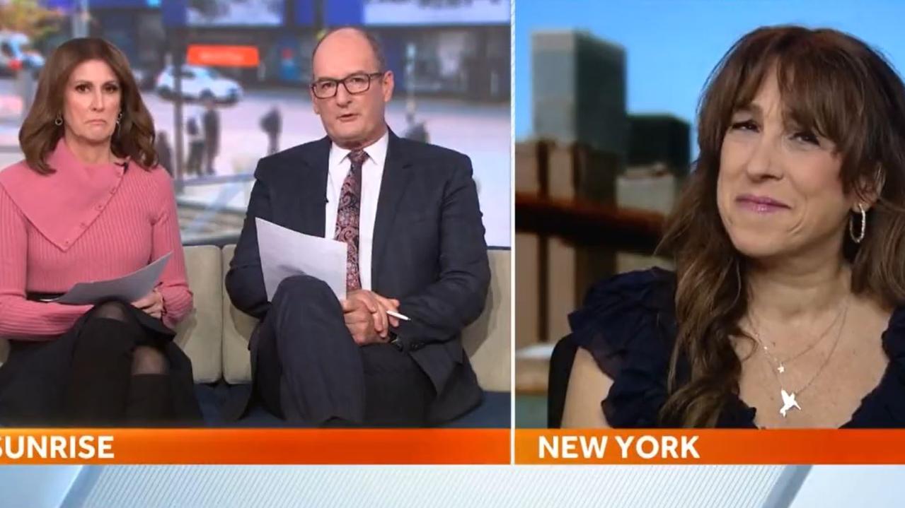 During the Sunrise interview, Kochie and Nat Barr agreed with Lawrence that Heard’s upcoming interview seemed ‘weird’. Picture: Channel 7.