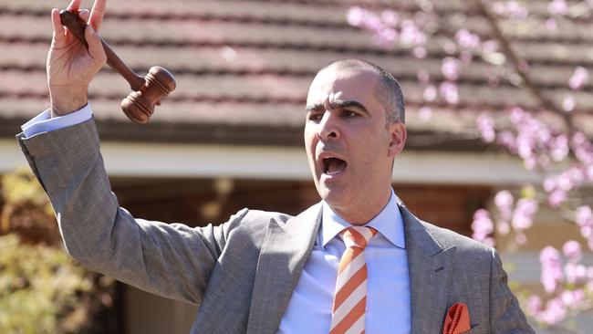 Auctioneer Michael Garofolo said properties were selling quickly. Picture: Tim Hunter.