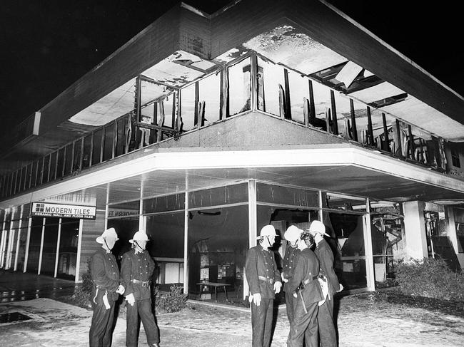 News/buildings. Whisky Au Go Go Club fire where 15 people died. Picture by Geoff McLachlan. 35Q4556-4 The Courier-Mail Photo Archive. Picture: File Photo