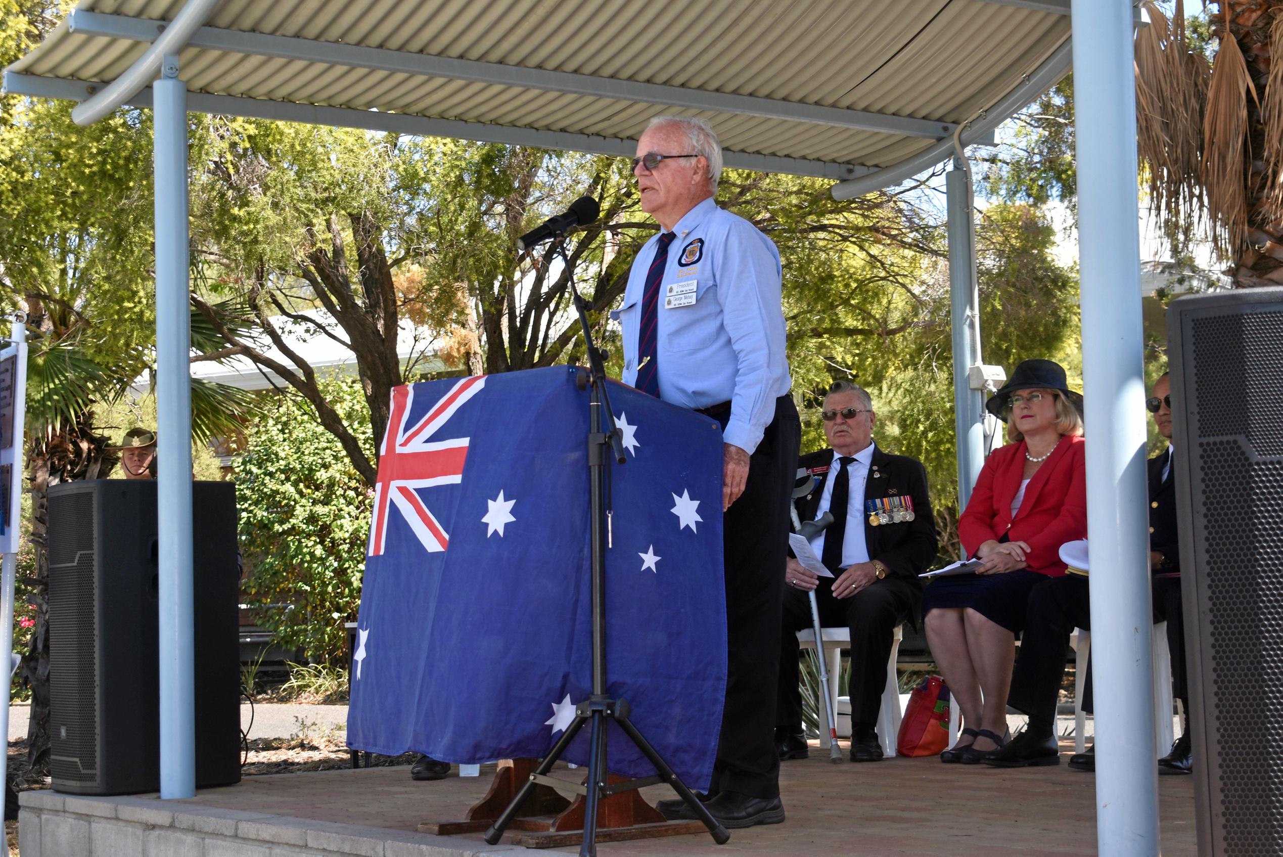 Roma RSL sub-branch President George Mehay. Picture: Jorja McDonnell