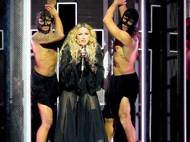 Madonna kicked off the North American leg of the Celebration tour two hours late. Picture: Matthew Rettenmund/SplashNews.com