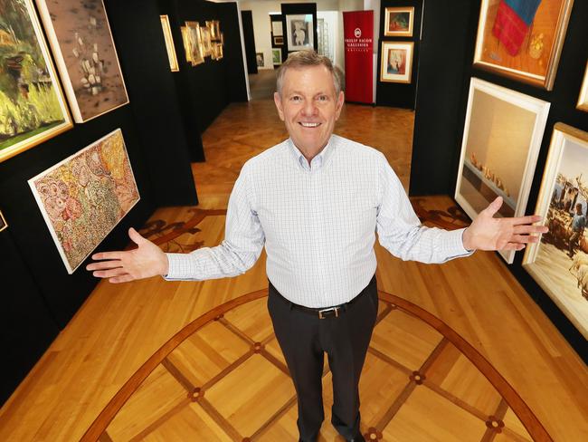 Australia's leading art dealer Philip Bacon has raided his stockroom and is having a million dollar art sale, Philip Bacon Galleries, Fortitude Valley. Photographer: Liam Kidston.