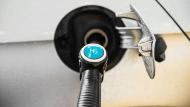 Pump up the competition. Hydrogen cars could have a huge impact. Picture: Getty Images