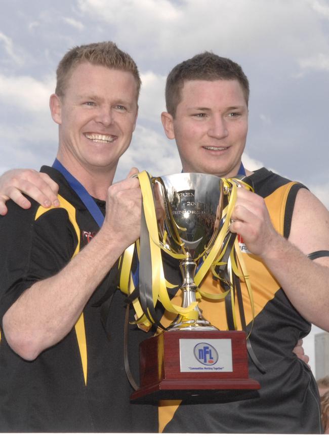 And was a three-time premiership winner at Heidelberg.