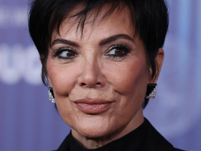 US socialite Kris Jenner arrives at the Tenth Breakthrough Prize Ceremony at the Academy Museum of Motion Pictures in Los Angeles, California, on April 13, 2024. (Photo by ETIENNE LAURENT / AFP)