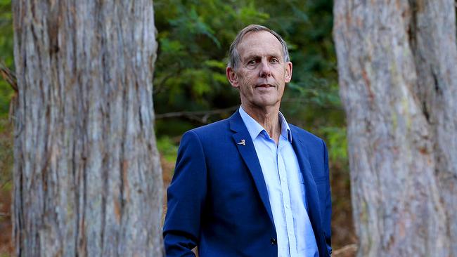 Former federal Greens leader Bob Brown in Hobart. Picture: Sam Rosewarne