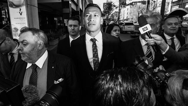 Israel Folau’s deeply polarising story and its lingering aftermath is rich material for a documentary.