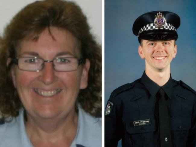 Leading Senior Constable Lynette Taylor and Constable Joshua Prestney also died in the fatal crash in April last year.