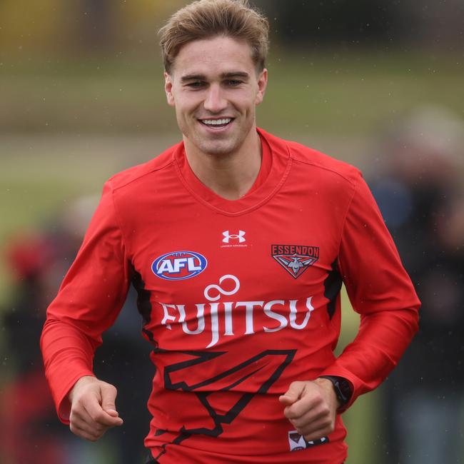 Essendon forward Matt Guelfi has also dabbled in modelling. Picture: Getty Images