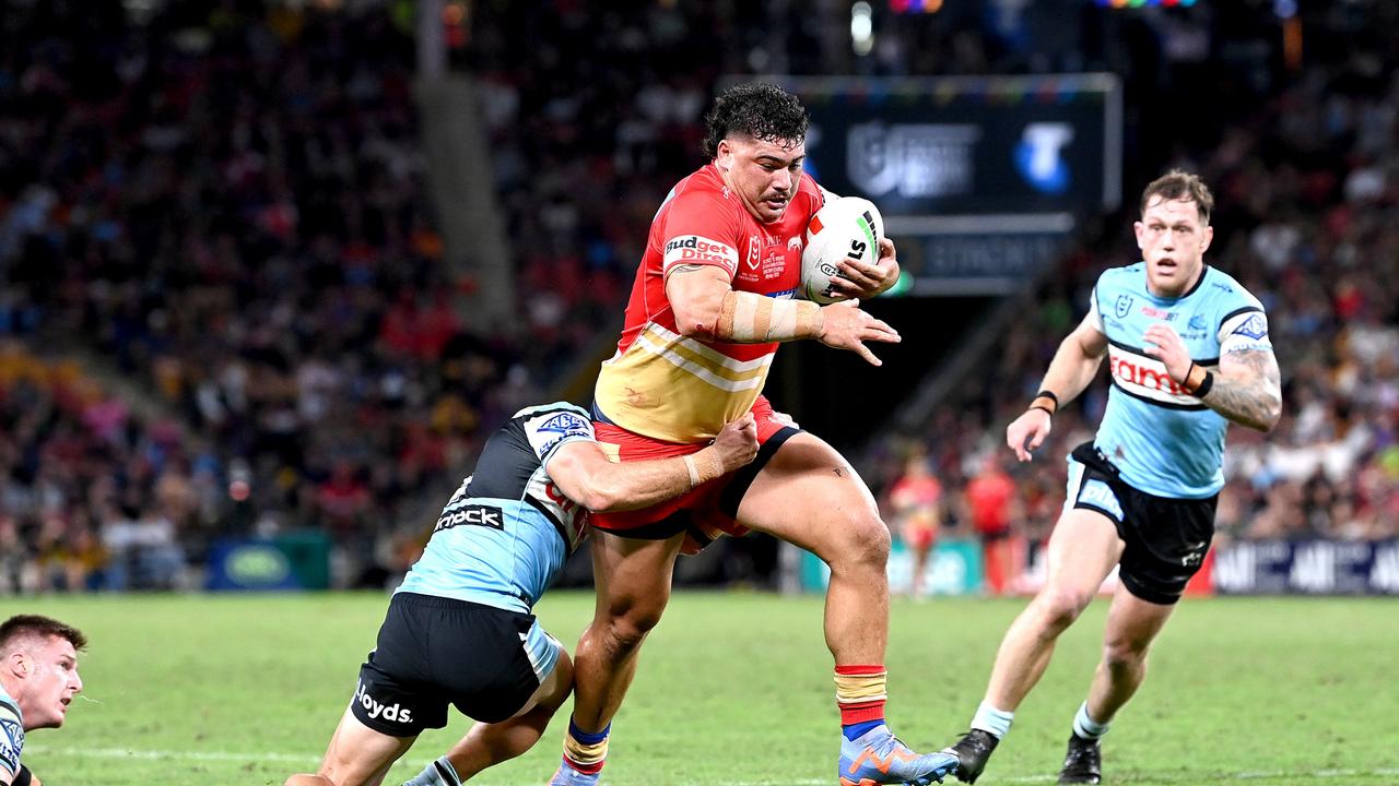 Valynce Te Whare has saved his NRL career, being invited back to training after being banished by Wayne Bennett. Picture: Getty Images