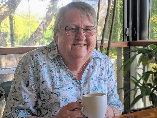 Michelle Allomes began volunteering at the Ipswich Hospital only a few months after retiring from her role as a nurse. Photo: Ebony Graveur