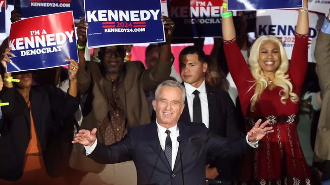 Robert F. Kennedy Jr announces his candidacy for US president. Picture: Getty Images