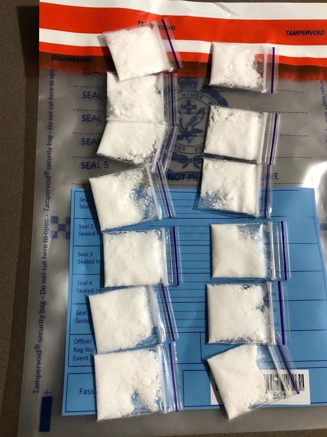 Drugs seized from the Mudgee home. Picture: NSW Police