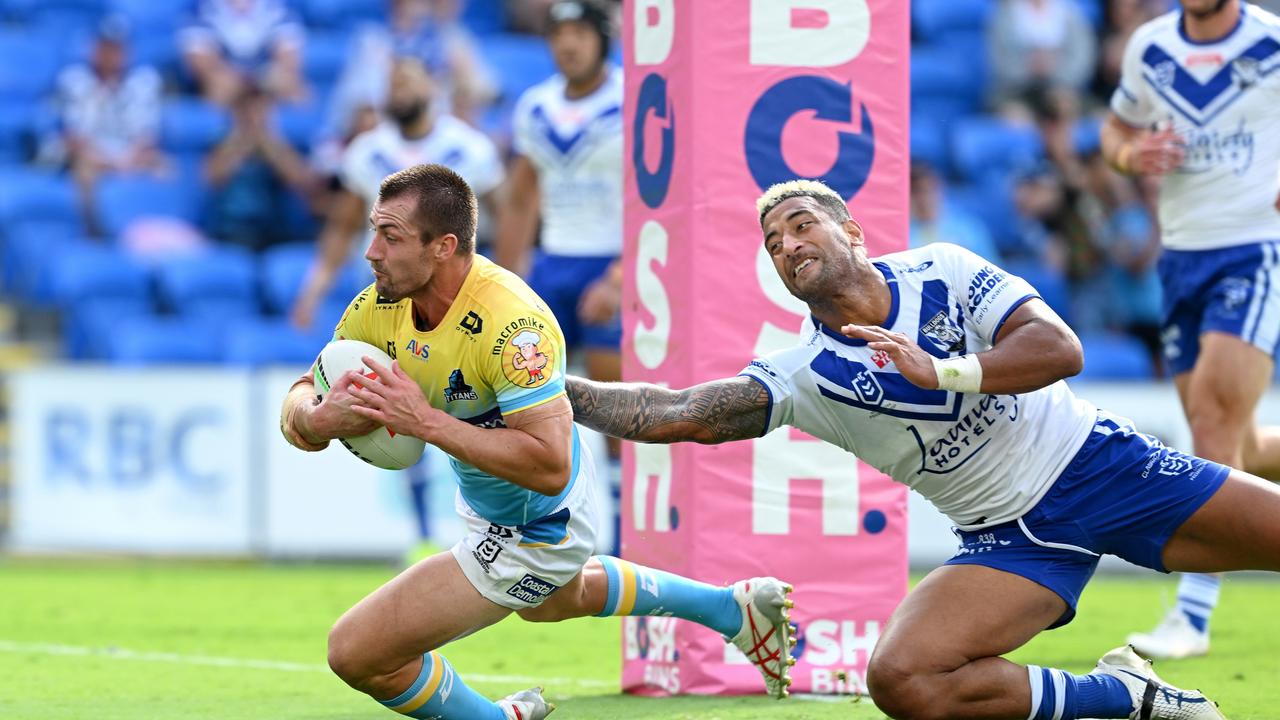 Kieran Foran isn’t sure if this will be his final year in the NRL. Picture: Bradley Kanaris/Getty Images