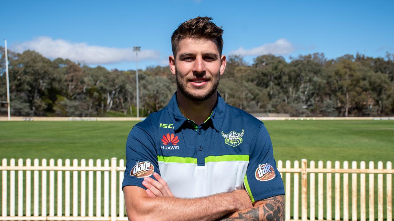 Raiders' new recruit was arrested in Sydney on Sunday night after Australia Day celebrations. Photo credit: Canberra Raiders