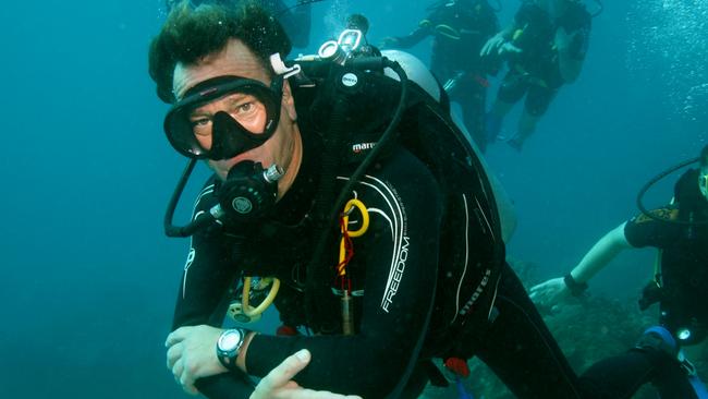 Great Barrier Reef tour operator Mark Fraenkel is worried about the double threat of coronavirus and climate change on the future of the tourism industry. Picture: supplied