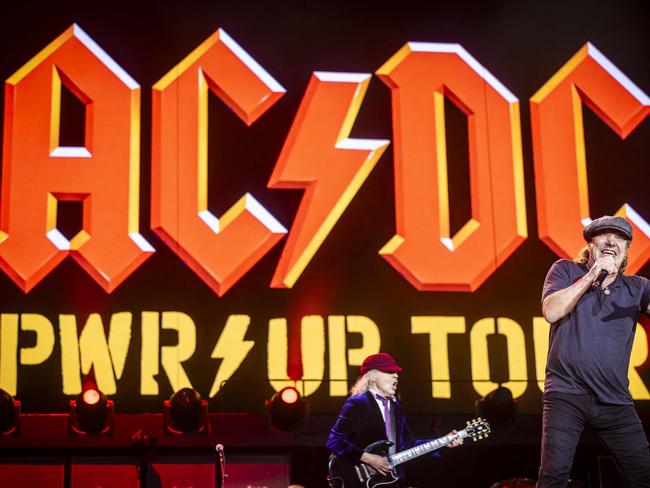 It’s time for AC/DC to rock rugby league on our biggest day. Picture: AFP