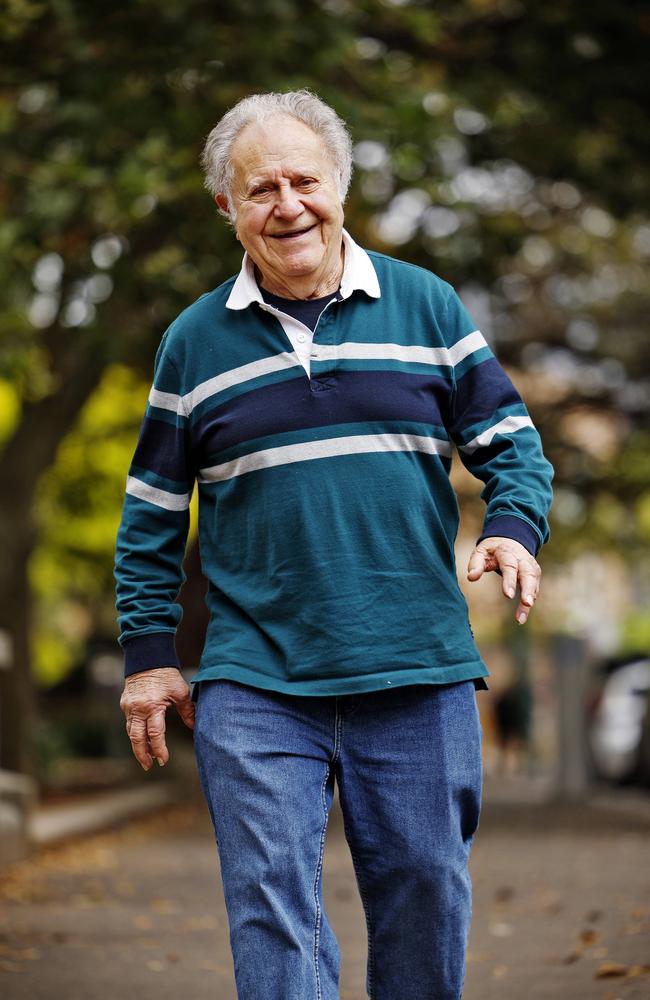 Holocaust survivor Ernie Friedlander, 89, says he knows what it feels like to be spat on and targeted. Picture: Sam Ruttyn