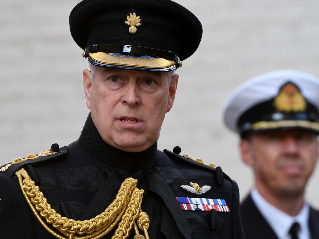 Britain's Prince Andrew has stepped back from frontline royal duties over his links to convicted sex offender Jeffrey Epstein. Picture: AFP