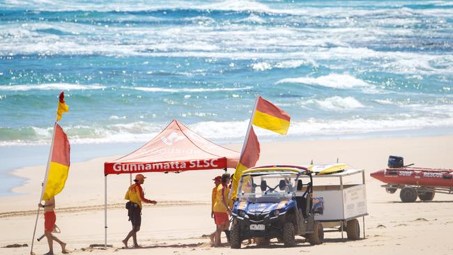 The 20-year-old North Melbourne man was swimming about 50m offshore with his younger brother shortly before 7pm on Friday when the pair began to struggle. Picture: Mark Stewart