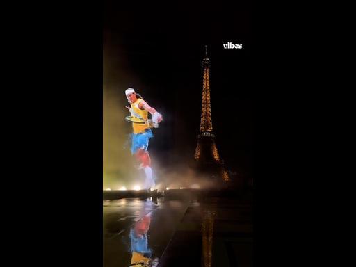 Nike honours Rafael Nadal with spectacular projection in front of the Eiffel Tower