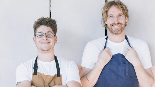 Darren Robertson (right) and Rocker head chef Stuart Toon. Picture: Nikki To