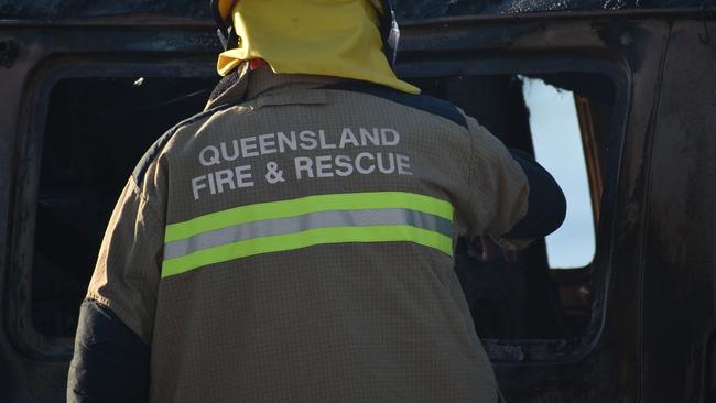 Shed fire leaves man with multiple burns in Gympie overnight