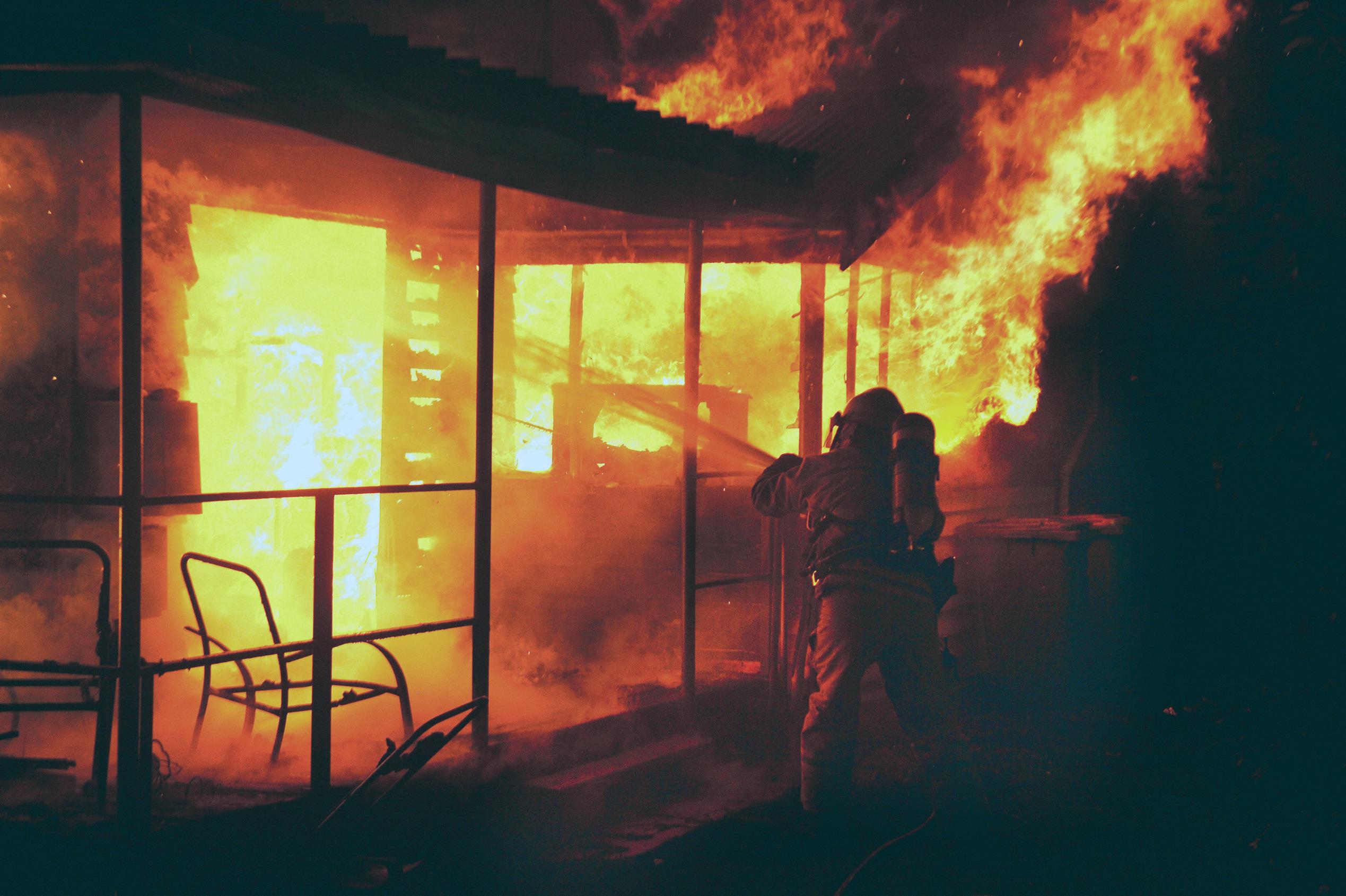 House fire on Main St Gympie