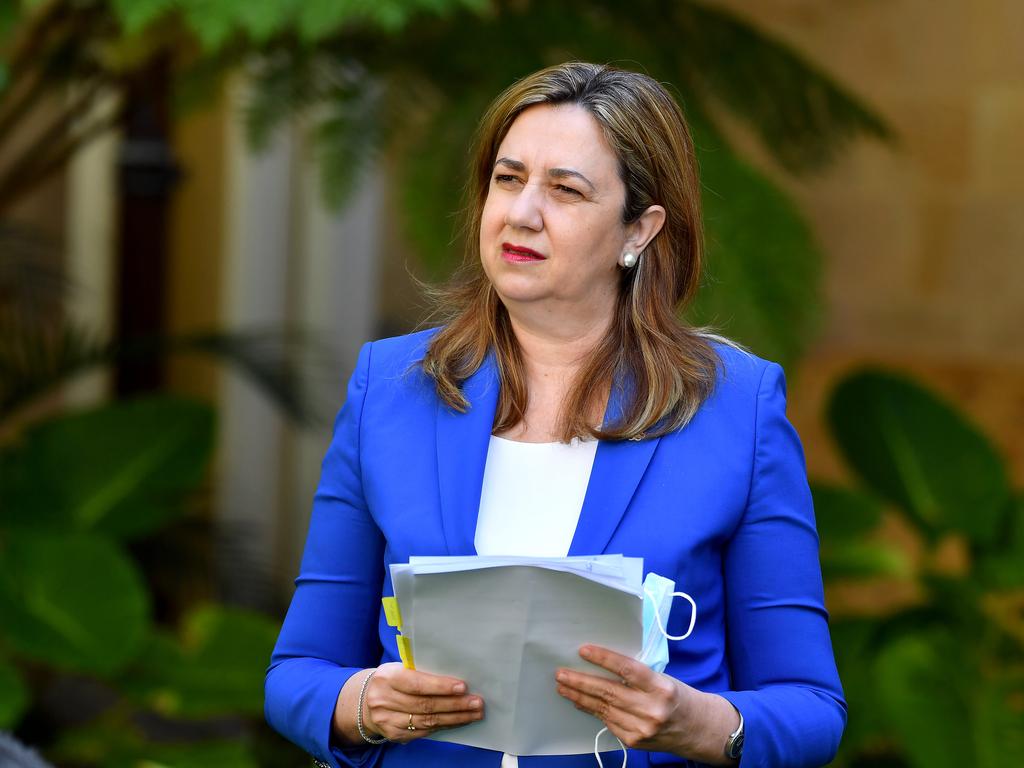 Queensland Premier Annastacia Palaszczuk. Picture: NCA NewsWire / John Gass