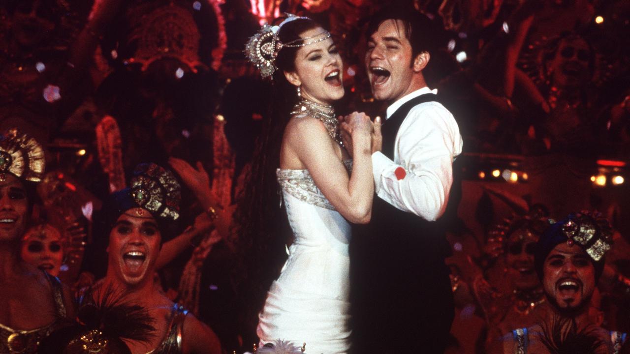 Nicole Kidman and Ewan McGregor in a scene from Moulin Rouge!