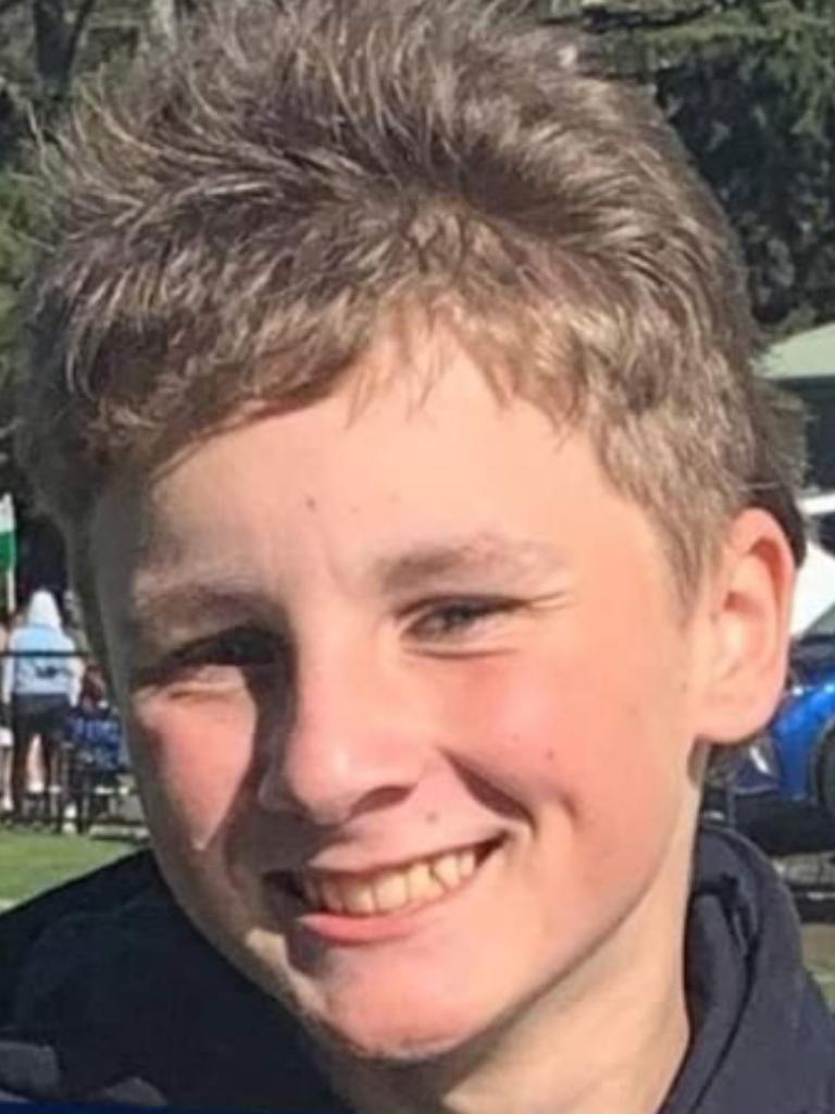 Tyson, 13, is missing from his Melbourne home.