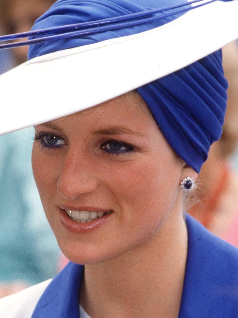 The earrings were studs when Diana owned them. Picture: Photo by Tim Graham/Getty Images