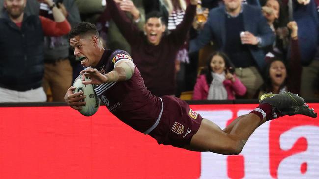 Dane Gagai scored a double in Origin I on the wing, but sees himself as a centre at club level.