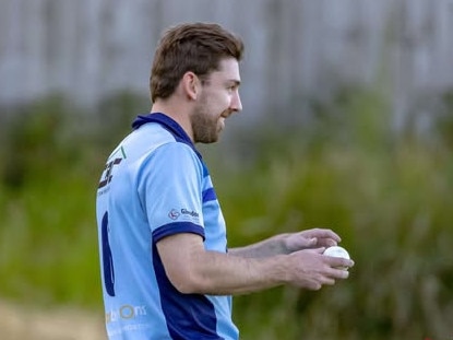 Blackmans Bay Cricket Club bowler Chris Elliot. Picture: Supplied