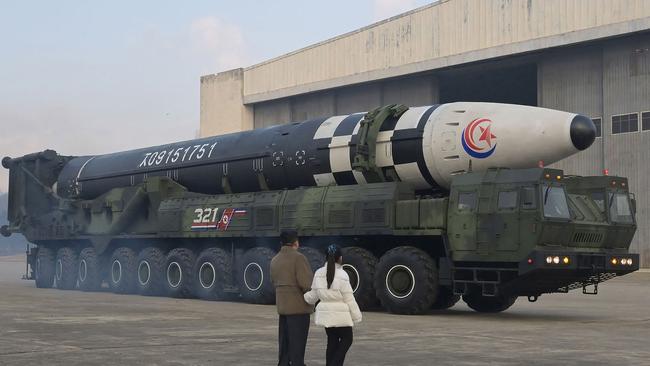 North Korean leader Kim Jong-un has vowed Sunday to boost the hermit kingdom’s nuclear arsenal. Picture: AFP