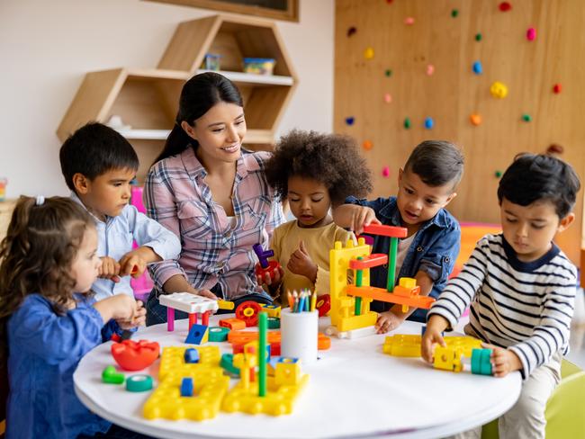 Generic Childcare photo, Kids playing, Kindergarten, Picture: Getty Images,