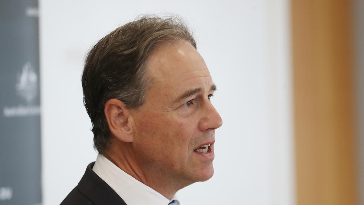 Federal Health Minister, Greg Hunt said introducing the Novavax vaccine could see as many as an additional 200,000 people get vaccinated. Picture: NCA NewsWire/ David Crosling