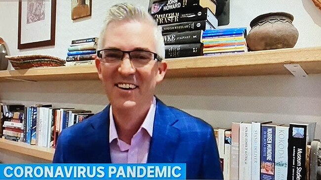 David Speers at home. Picture: ABC