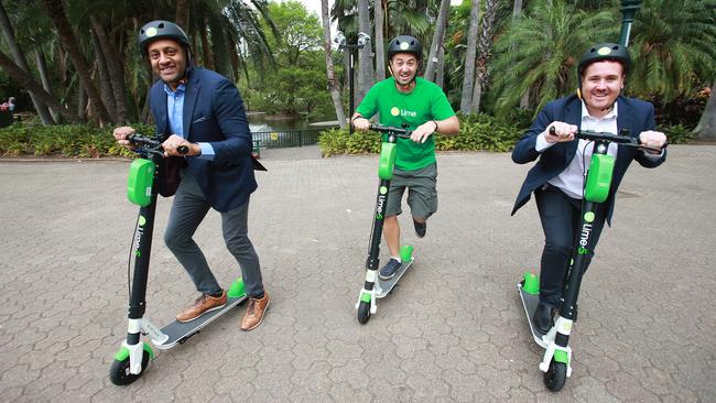 The company wants to introduce electric scooters to Sydney. (AAP Image/Claudia Baxter)