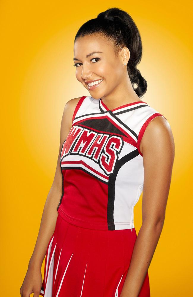 Naya Rivera played Santana on Glee. Picture: Getty Images