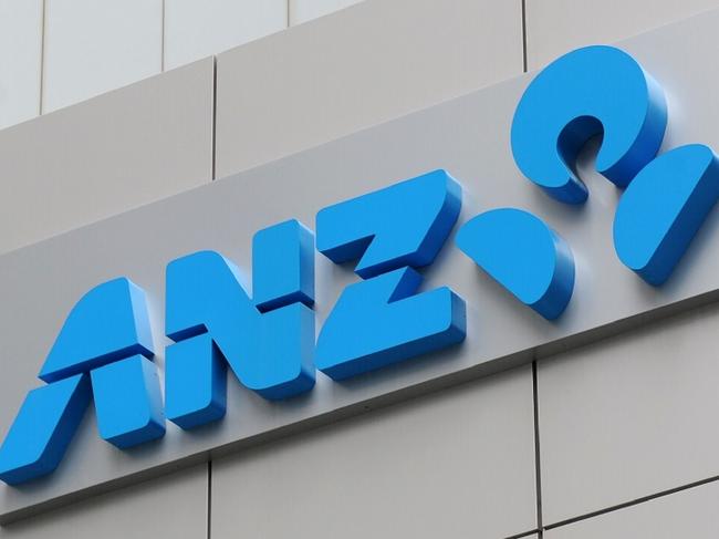 27/10/2011 WIRE: The new ANZ Bank logo adorns the bank's headquarters in Perth on October 27, 2011. The Australian banking giant will unveil its full-year profit results on November 3 -- the last of the "Big Four" to do so. AFP PHOTO / Torsten BLACKWOOD