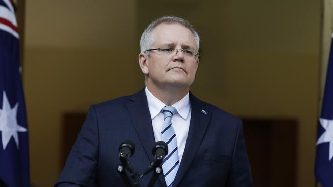 The latest Newspoll suggests 44 per cent of voters see the new Prime Minister as the most capable leader to manage the economy. Picture : Sean Davey.