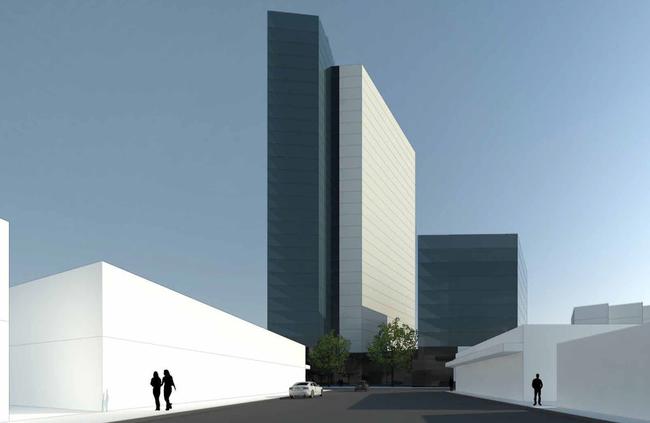 Artists' impressions of the future of Fairfield's skyline.