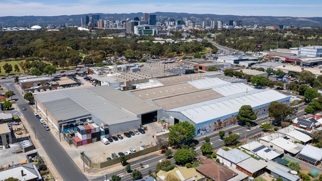 The portion of the former Coca-Cola site currently on the market. Picture: Supplied by Knight Frank