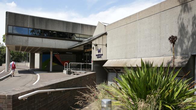 The Dee Why Civic Centre, the current Northern Beaches Council chambers, pictured in 2015. It opened in 1973 and is now being considered as a new listing on the State Heritage Register due to its architectural significance. Picture: Virginia Young