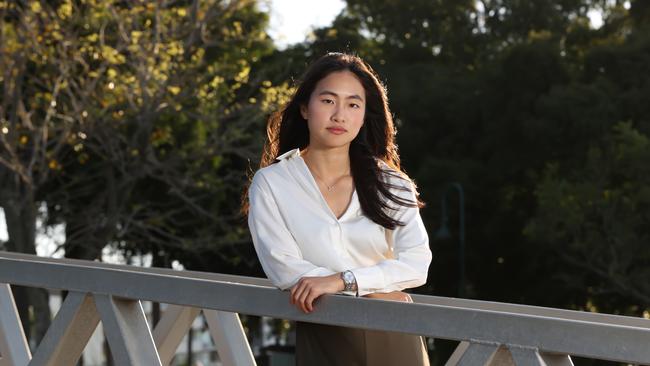 Pauline Hanson is suing Brisbane councillor Emily Kim, who is of Korean origin, for racial discrimination over an election email. Picture: Nigel Hallett