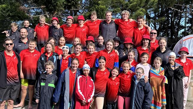 Alstonville swimming club members part of the Swimming North Coast short course championships.