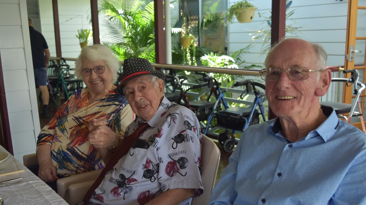 Joan Luck, Ernie Peach, and Errol Barrett.